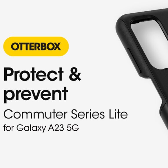 Brand New In Box Samsung Galaxy A23 5G OtterBox Commuter Lite Case - Black - Picture 3 of 8